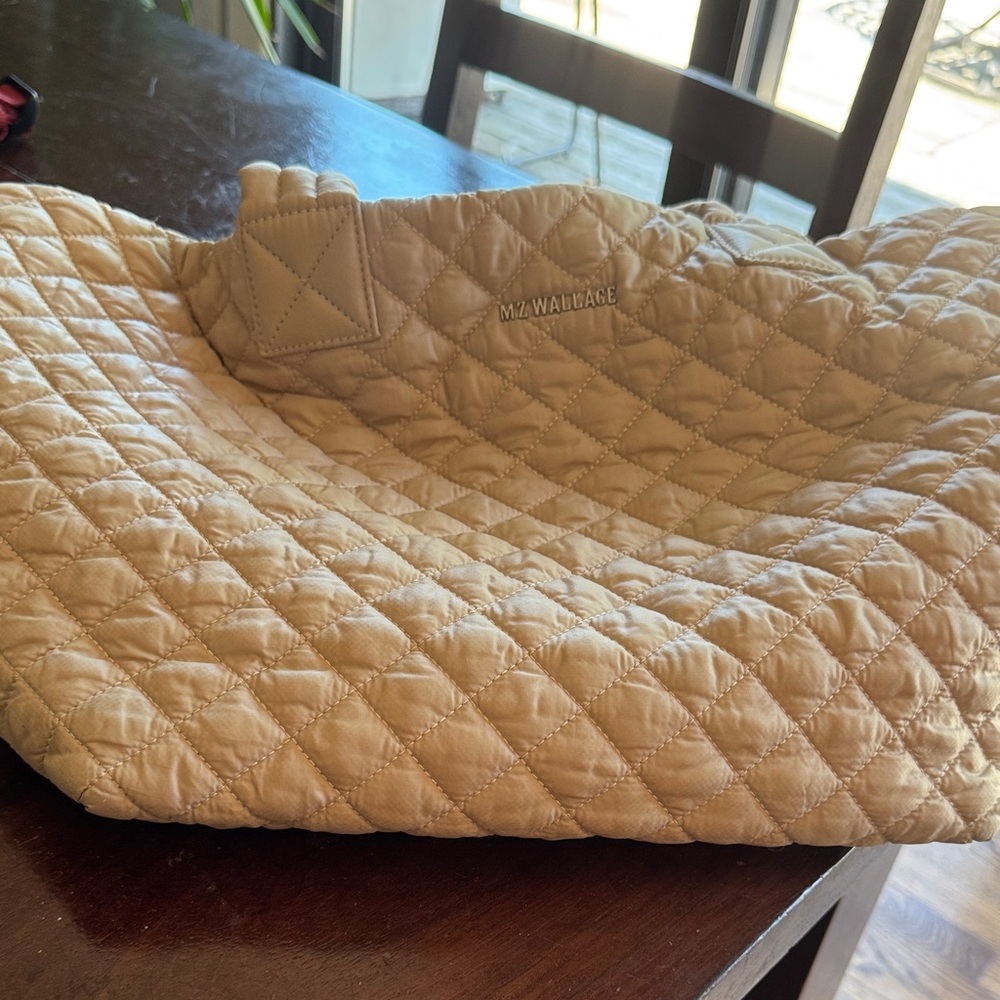 MZ Wallace Quilted Buff tote